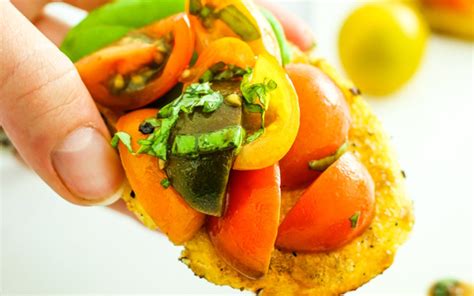 We did not find results for: This grilled polenta bruschetta recipe is simple food at ...