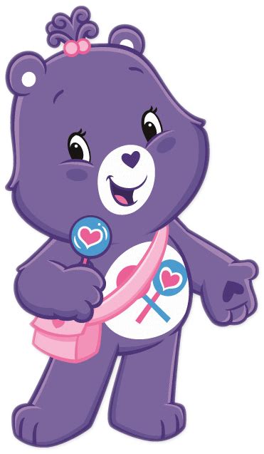 Care Bear Png Photo Purple Care Bear Cartoon Clipart Full Size
