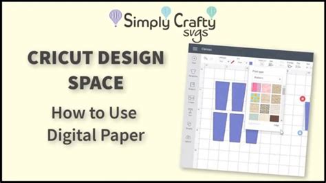 How To Use Digital Paper In Cricut Design Space 3 Ways Youtube