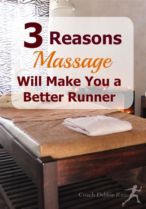 3 Reasons Massage Will Make You A Better Runner Massage Benefits Massage Therapy Massage
