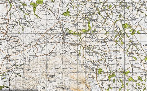 Historic Ordnance Survey Map Of Hesket Newmarket 1947
