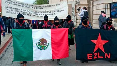 Marcha El Ezln En La Ciudad De México Para Denunciar Enfrentamientos En