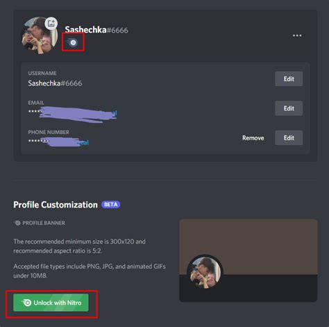 Profile Customization With Nitro Classic Discord