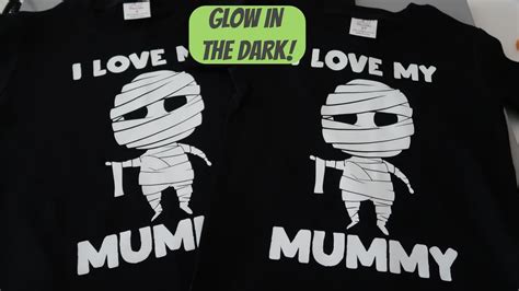 Making Glow In The Dark Vinyl Shirts On Cricut Explore Air 2 Step By