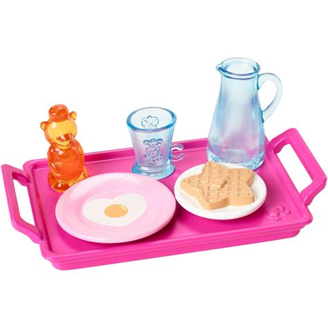Barbie Estate Mini Story Starter Breakfast 6 Piece Accessory Set