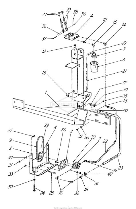 Simplicity 990730 400 Lb Front End Loader Parts Diagram For Frame