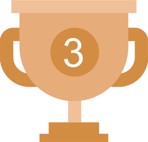 3rd Place Trophy Clipart