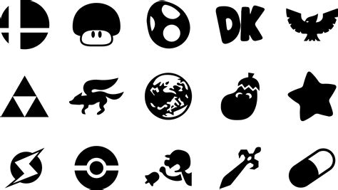 Super Smash Bros Melee Logo Png Png Image Collection