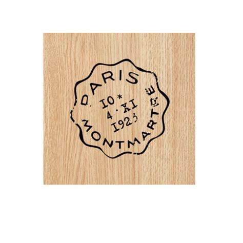 Wood Mounted Rubber Stamps