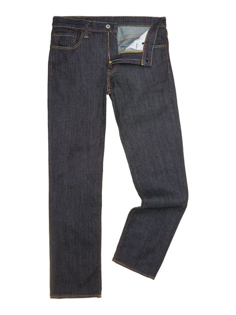Levis 511 Slim Fit Dark Wash Jeans In Blue For Men Denim Dark Wash