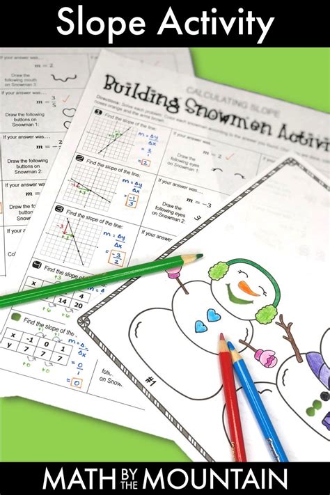 Print colouring pages to read, colour and practise your english. Finding Slope from Multiple Representations | Building ...