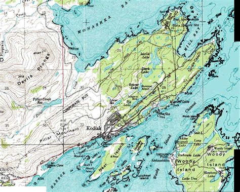Kodiak Island Road Map Calendar 2024