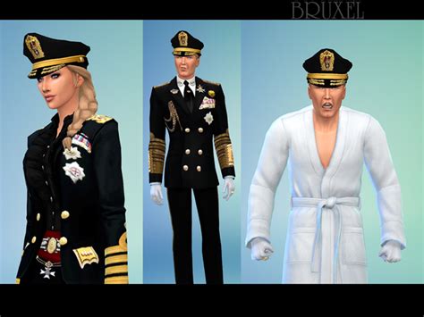 Sims 4 Ccs The Best Uniform Outfit By Bruxel