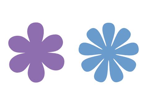 6 And 9 Petal Flower Svg Files Images By Heather Ms Blog
