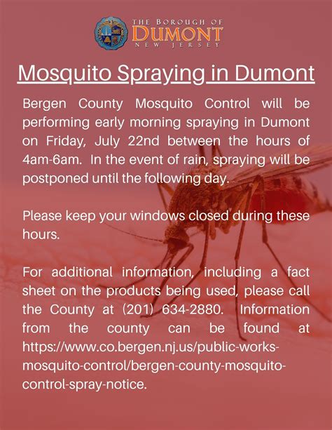 Mosquito Spraying July 22nd