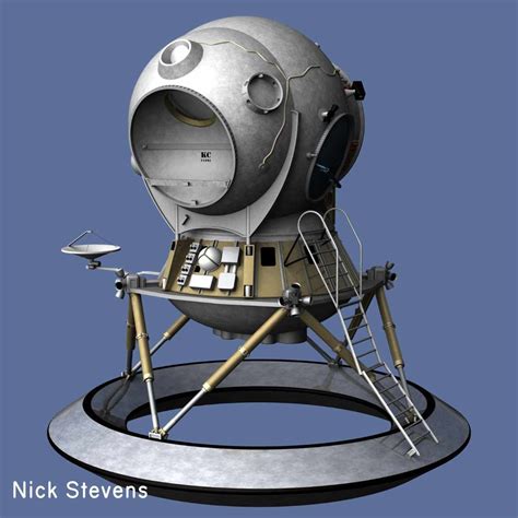 Early Versions Of The LK Lander By Nick Stevens Graphics