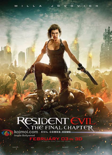 Resident Evil The Final Chapter S New Action Packed Posters Out Koimoi