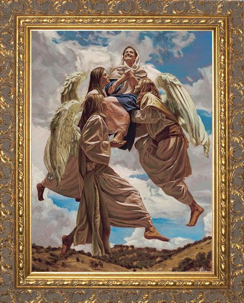 Assumption Into Heaven By Jason Jenicke Gold Framed Art Catholic To