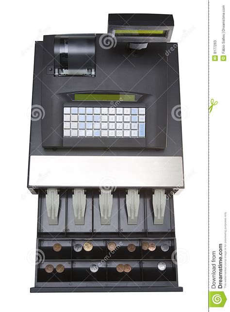 Cash Register Stock Image Image Of Sell Money Printer 8177263