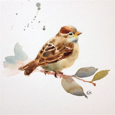 Watercolor Birds Watercolor Bird Watercolor Paintings Bird Art