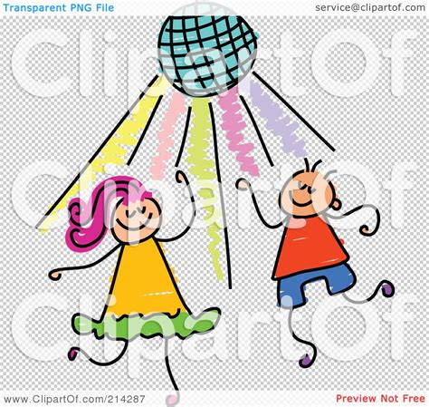 Royalty Free Rf Clipart Illustration Of A Childs Sketch Of Kids