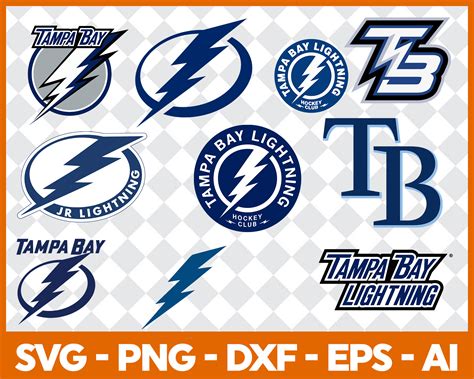 TAMPA BAY LIGHTNING NHL SVG SVG Files For Silhouette Files For Cricut