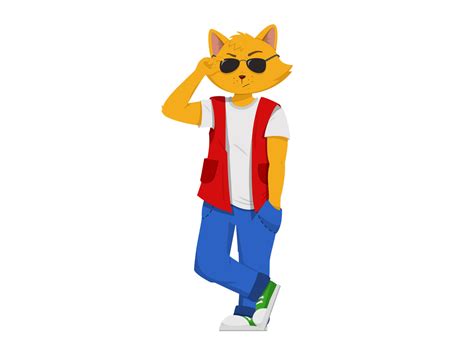 Cool Cat Character Design On Behance