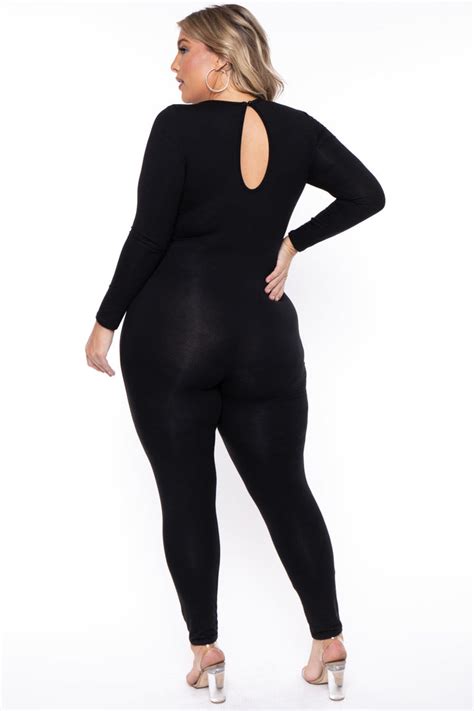 the curvy sense new arrivals plus size allegra cut out jumpsuit black is our store s newly