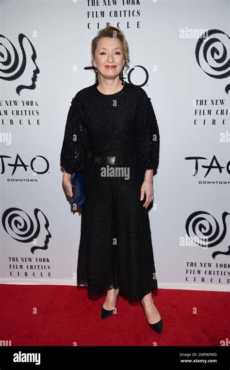 Actress Lesley Manville Attends The New York Film Critics Circle Awards At Tao Downtown On