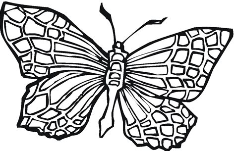 Butterfly coloring sheets and pictures. Butterfly Coloring Page - Dr. Odd