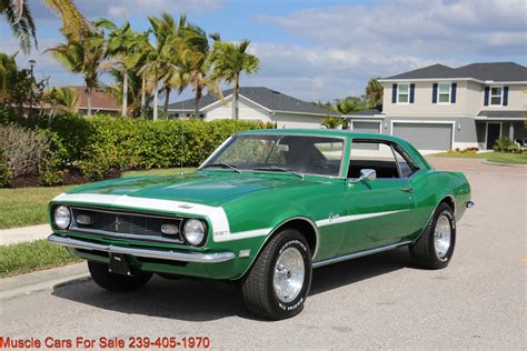 Used 1968 Chevrolet Camaro Rally Green Irid For Sale 34500 Muscle