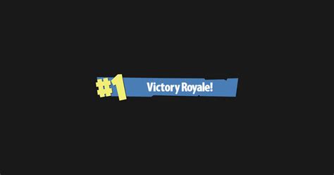 Victory Royale Fortnite Sticker Teepublic