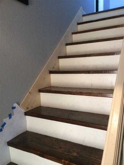 How To Make A Skirt Board For Preexisting Stairs Stairs Trim Stair