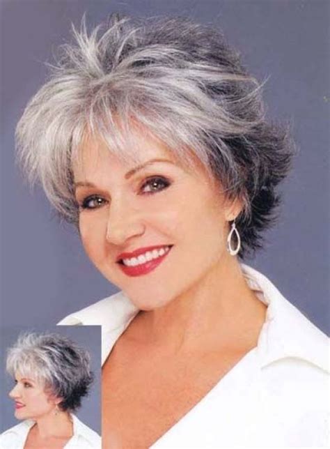 Short hairstyles for thick gray hair. 60 Gorgeous Hairstyles for Gray Hair