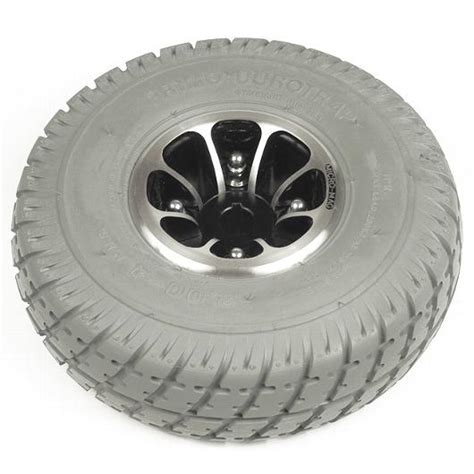 Pride Gray Flat Free Drive Wheel Assembly For