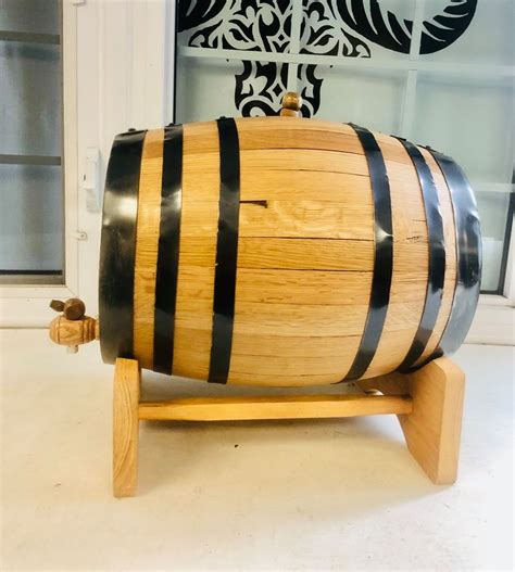 Whiskey Barrel Wine Barrel Home Breweroak Barrel With Steel Hoops 10