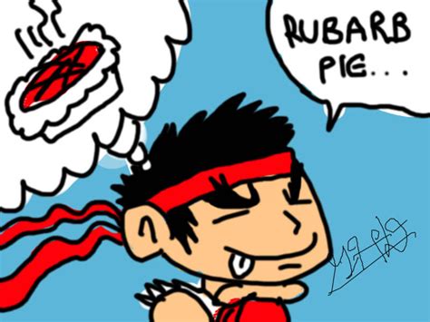 Ryu Likes Rubarb Pie By Ghdmv On Deviantart