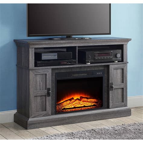 Tv Stand With Fireplace For 55 Inch Large Farmhouse Entertainment