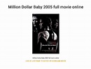 Million Dollar Baby 2005 full movie online
