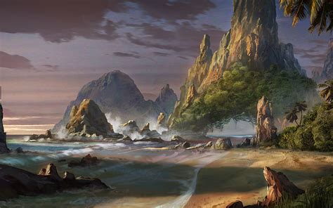 The largest art retailer since 1998. waqas, Mallick, Rock, Art, Beach, Landscape, Fantasy ...