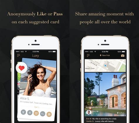 Meet Luxy The New Dating App That Calls Itself Tinder Minus The Poor
