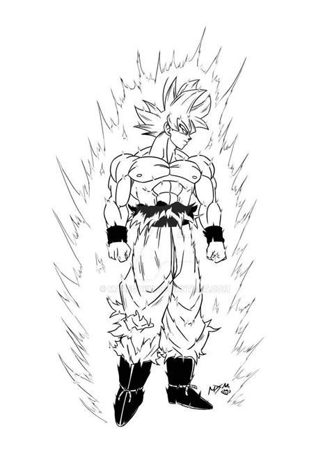 Ultra Instinct Goku By Maregoku On Deviantart In 2020 Dragon Ball Art
