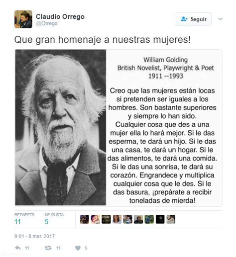 Claudio orrego y karina oliva se quedan con los cupos para competir por el cargo de gobernador de la región metropolitana. Claudio Orrego "saluda a la mujer" con el mensaje más ...