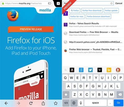 Firefox For Ios Gets Its First Preview To Download