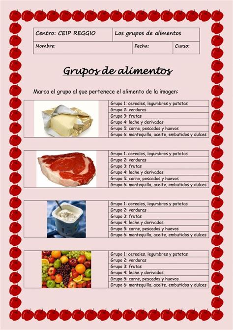 Ficha Online De Alimentaci N Saludable Para Primaria Puedes Hacer