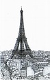 70 Easy and Beautiful Eiffel Tower Drawing and Sketches