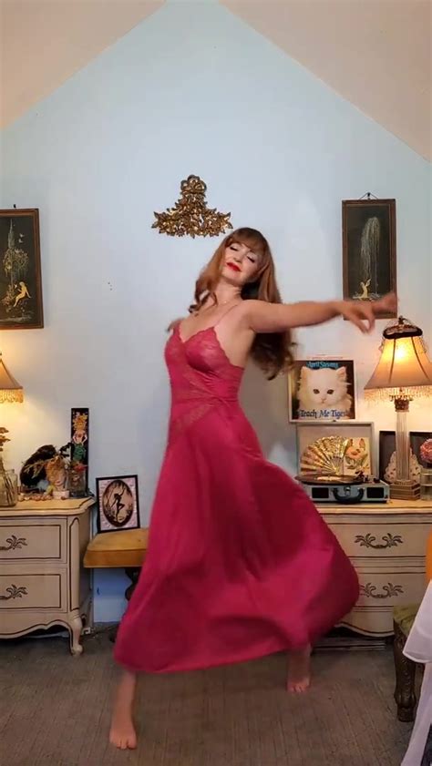 Dainty Rascal Dancing In Sexy Sheer Pinup Girl Vintage S Lingerie