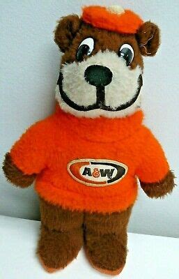Mascot definition, an animal, person, or thing adopted by a group as its representative symbol and supposed to bring good luck: Vintage A&W Root Beer Plush Bear Mascot Toy Pre-Owned | eBay