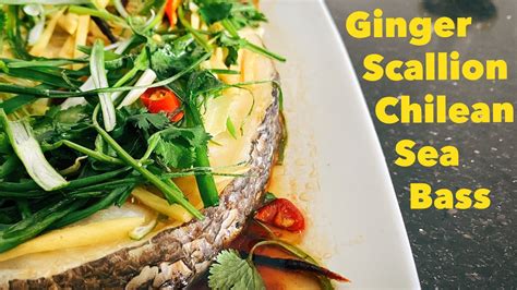 Cooking With Sherry Ginger Scallion Chilean Sea Bass Youtube
