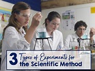 3 Types of Scientific Method Experiments - Suburban Science